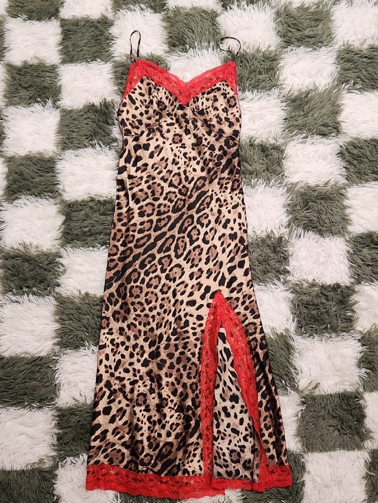 Dressed in LALA Dresses & Skirts - Dressed In Lala Leopard Lace Slip Dress